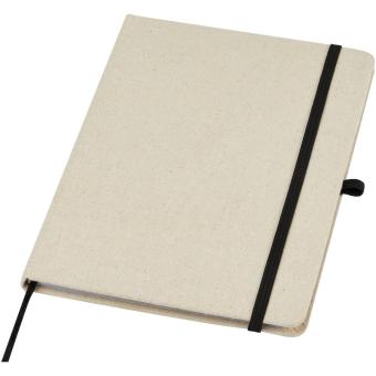 Tutico organic cotton hardcover notebook, nature Nature,black