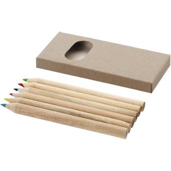 Artemaa 6-piece pencil colouring set Nature