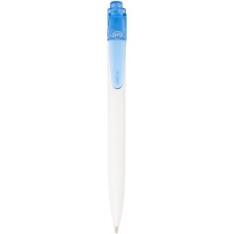 Thalaasa ocean-bound plastic ballpoint pen (black ink) Transparent blue
