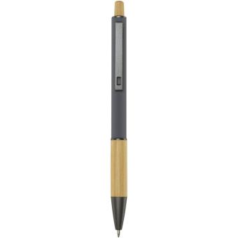 Darius recycled aluminium ballpoint pen (black ink) Convoy grey
