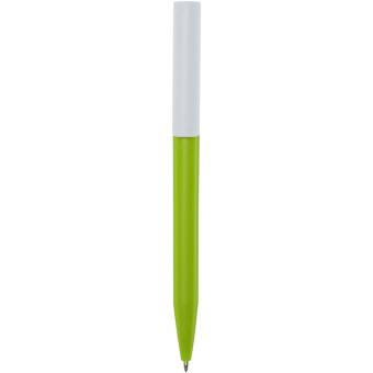 Unix recycled plastic ballpoint pen (black ink) Apple green