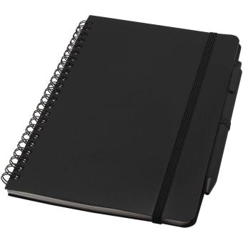 Thalaasa A5 Hardcover Notizbuch mit Kugelschreiber (schwarze Mine) 
