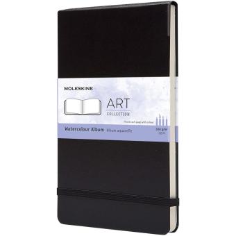 Moleskine Large Art Aquarellbuch Schwarz
