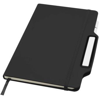 Nexus A5 Hardcover Notizbuch mit Kugelschreiber und Bleistiftset (schwarze Mine) 