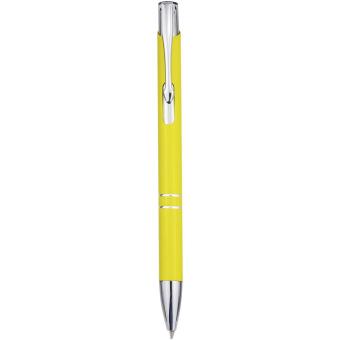 Moneta recycled aluminium ballpoint pen (blue ink) Yellow