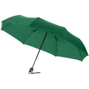 Alex 21.5" foldable auto open/close umbrella Green