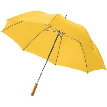 Karl 30" golf umbrella with wooden handle Yellow