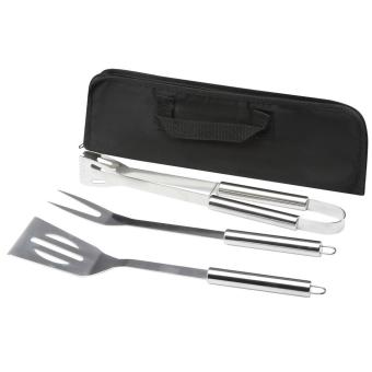 Barcabo BBQ 3-piece set Silver