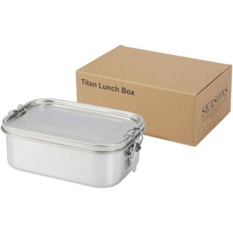 Titan recycled stainless steel lunch box Silver