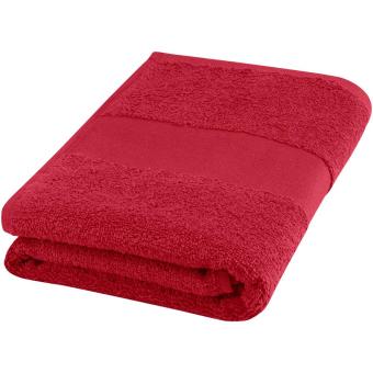 Charlotte 450 g/m² cotton towel 50x100 cm Red