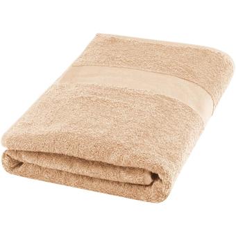 Amelia 450 g/m² cotton towel 70x140 cm Fawn