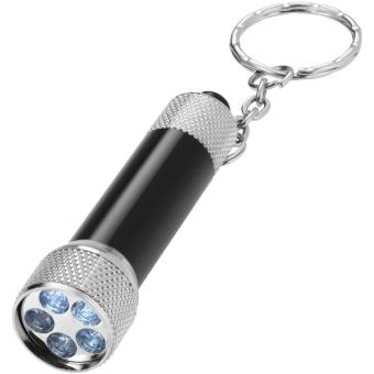 Draco LED keychain light Black/silver