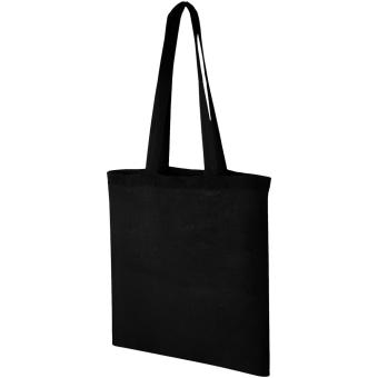 Carolina 100 g/m² Baumwoll Tragetasche 7L Schwarz