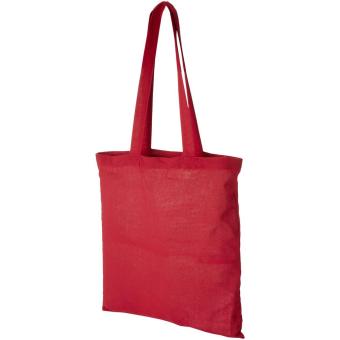 Carolina 100 g/m² cotton tote bag 7L Red