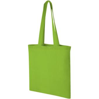 Carolina 100 g/m² cotton tote bag 7L Lime
