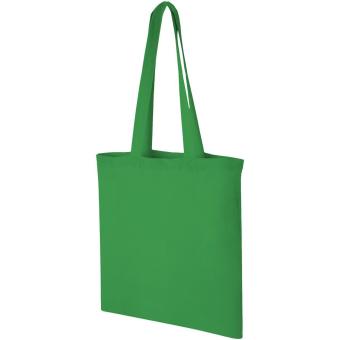 Carolina 100 g/m² cotton tote bag 7L Light green