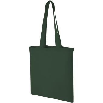 Carolina 100 g/m² cotton tote bag 7L Forest green