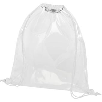 Lancaster Premium Sportbeutel 5L, weiss Weiss,transparent