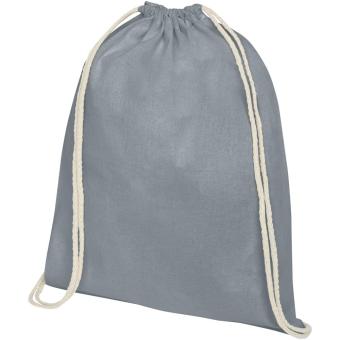 Oregon 100 g/m² cotton drawstring bag 5L Convoy grey