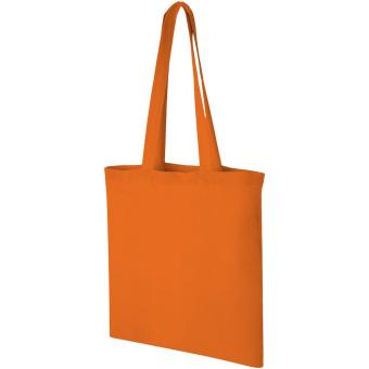 Madras 140 g/m² cotton tote bag 7L Orange