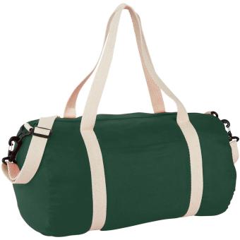 Cochichuate cotton barrel duffel bag 25L Forest green