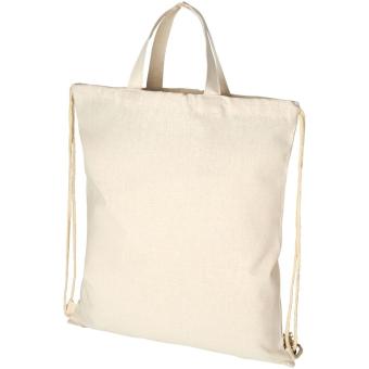 Pheebs 210 g/m² recycled drawstring bag 6L Nature