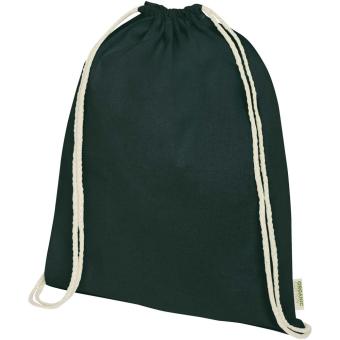 Orissa 100 g/m² Turnbeutel aus Bio-Baumwolle 5L Dunkelgrün