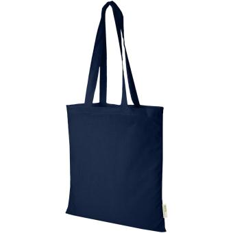 Orissa 100 g/m² GOTS organic cotton tote bag 7L Navy