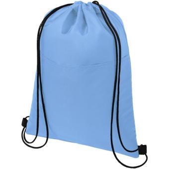 Oriole 12-can drawstring cooler bag 5L Light blue