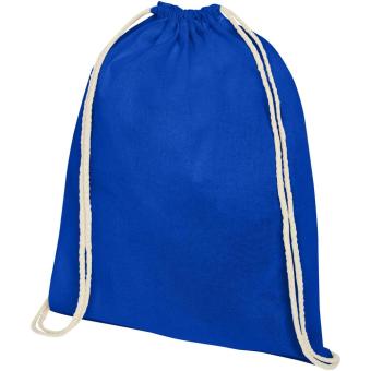 Oregon 140 g/m² Turnbeutel aus Baumwolle 5L Royalblau