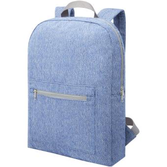 Pheebs 450 g/m² recycled cotton and polyester backpack 10L Heather navy