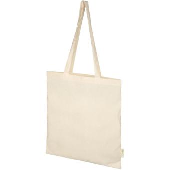 Orissa 140 g/m² GOTS organic cotton tote bag 7L Nature