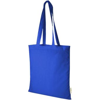 Orissa 140 g/m² GOTS organic cotton tote bag 7L Dark blue