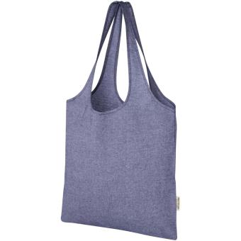 Pheebs 150 g/m² recycled cotton trendy tote bag 7L Taupe