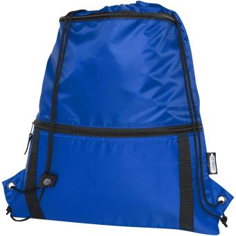 Adventure recycled insulated drawstring bag 9L Dark blue