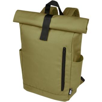 Byron 15,6" GRS RPET Roll-Top Rucksack 18 L Olivgrün