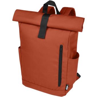 Byron 15,6" GRS RPET Roll-Top Rucksack 18 L Ziegelstein