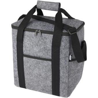 Felta Kühltasche aus GRS-recyceltem Filz 21 L Grau