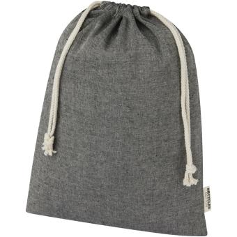 Pheebs 150 g/m² GRS recycled cotton gift bag large 4L Smoke