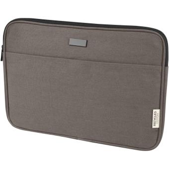 Joey 14" GRS recycled canvas laptop sleeve 2L Convoy grey