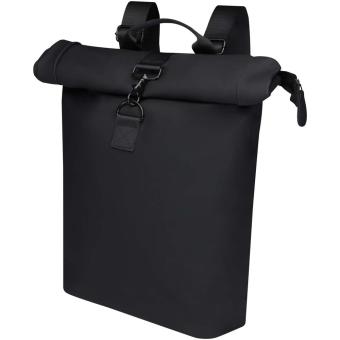 Turner 15,6" GRS-recycelter Rolltop Laptop-Rucksack 12 L Schwarz