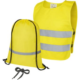 RFX™ Ingeborg safety and visibility set for childeren 7-12 years Neon yellow