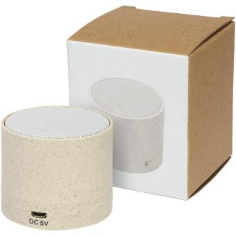 Kikai wheat straw Bluetooth® speaker Fawn