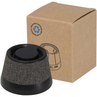 Horna 3W recycled plastic magnetic wireless speaker Black