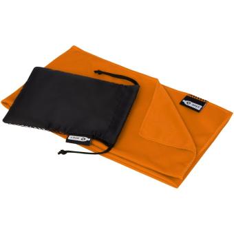 Raquel cooling towel made from recycled PET Orange