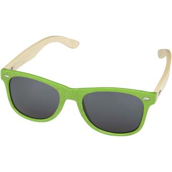 Sun Ray bamboo sunglasses Lime green