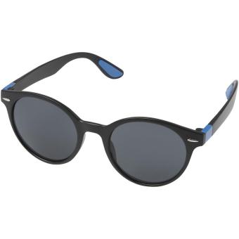 Steven round on-trend sunglasses Midnight Blue