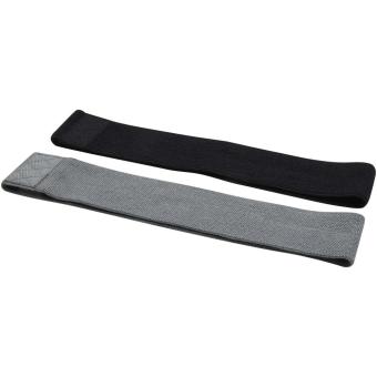 Grip 2-teiliges Widerstandsbandset Schwarz/silber