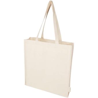 Orissa 180 g/m² organic full gusset tote bag 14L Nature