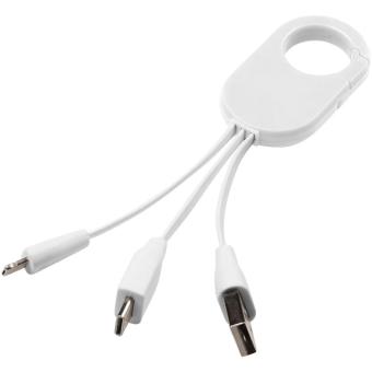 Troop 3-in-1 charging cable White